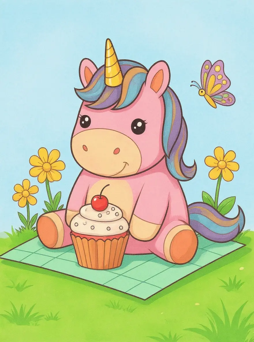 Garden Picnic Unicorn