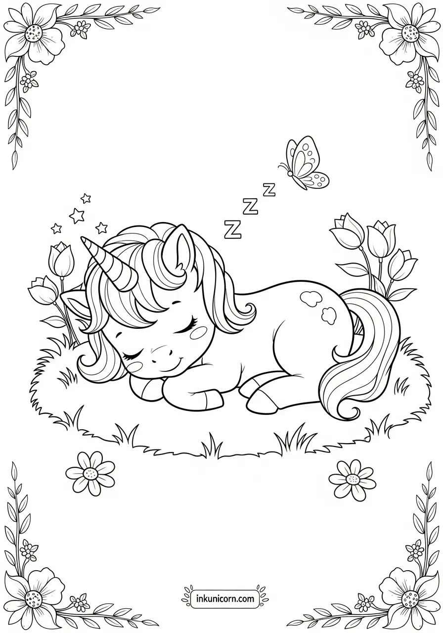 Centaur Unicorn Coloring Pages (Free PDF Printables) - Ink Unicorn