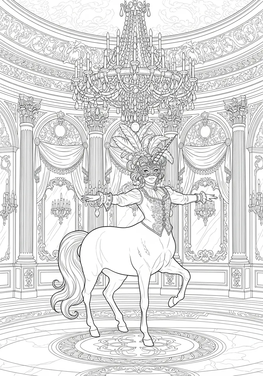 Centaur Unicorn Coloring Pages (Free PDF Printables) - Ink Unicorn