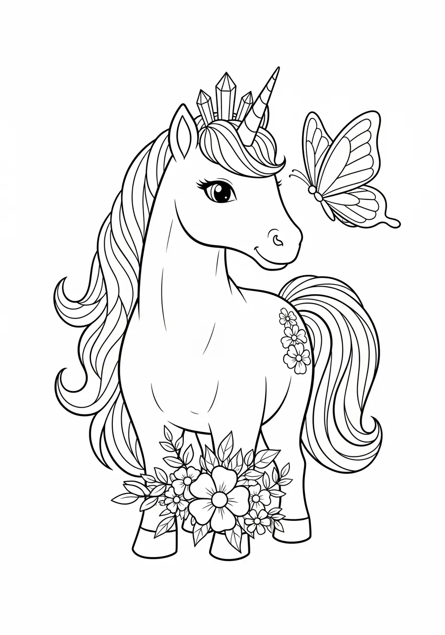 Crystal Crown Meadow Unicorn