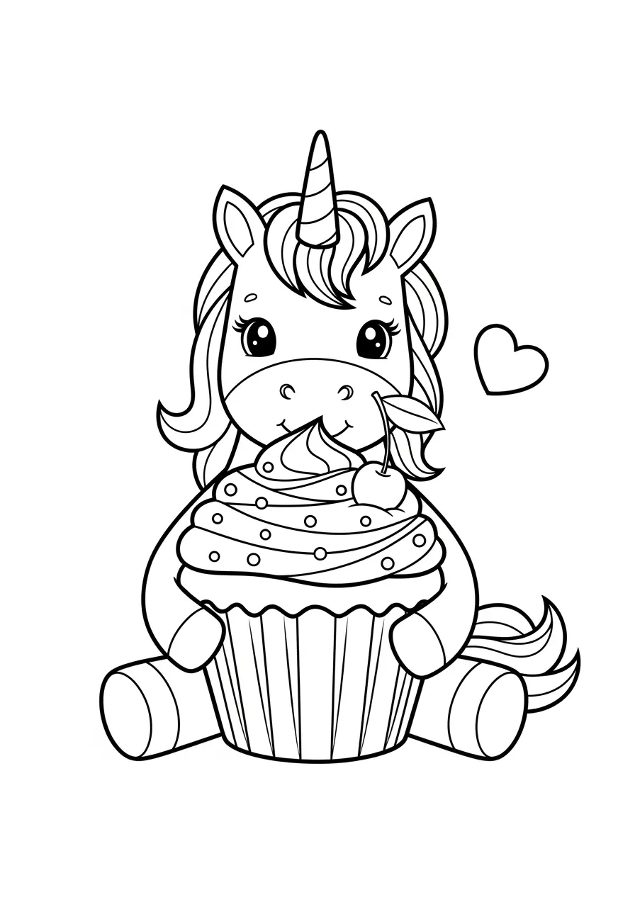 Cupcake Treat Unicorn