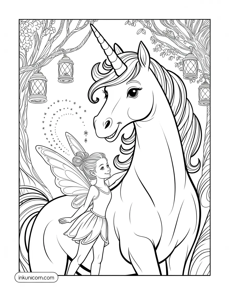 Princess Unicorn Coloring Pages (Free PDF Printables) - Ink Unicorn