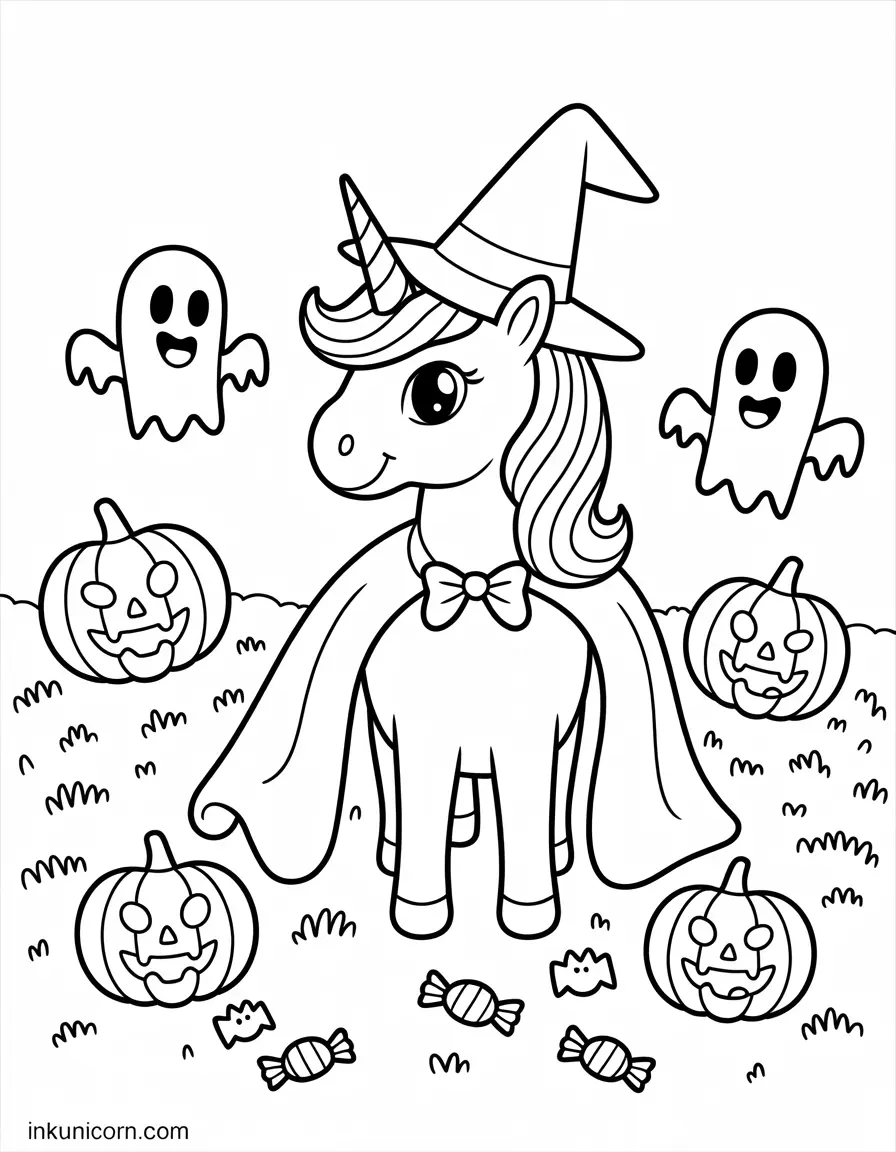 Princess Unicorn In Halloween Costume