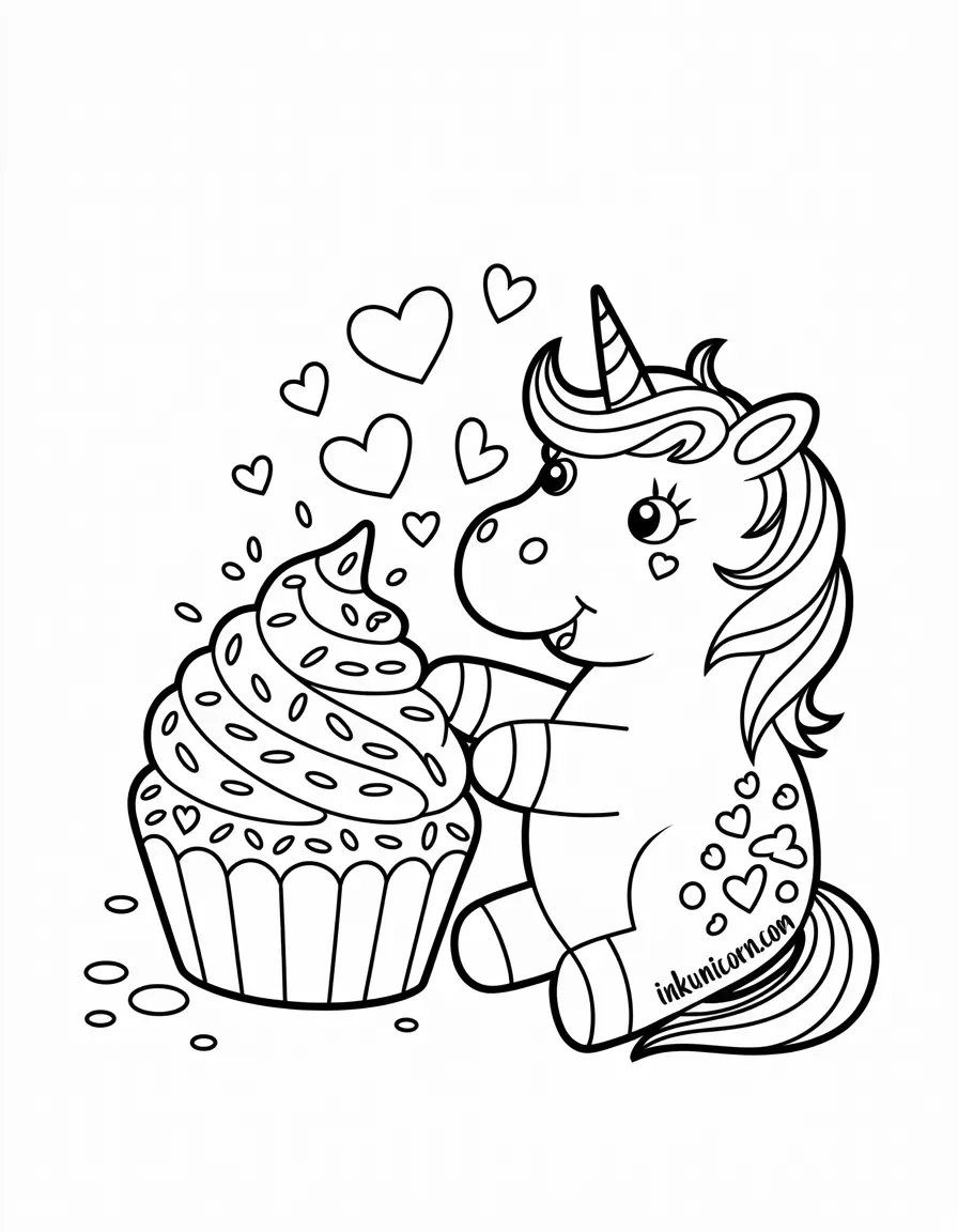 Rainbow High Unicorn and Cupcake Treat