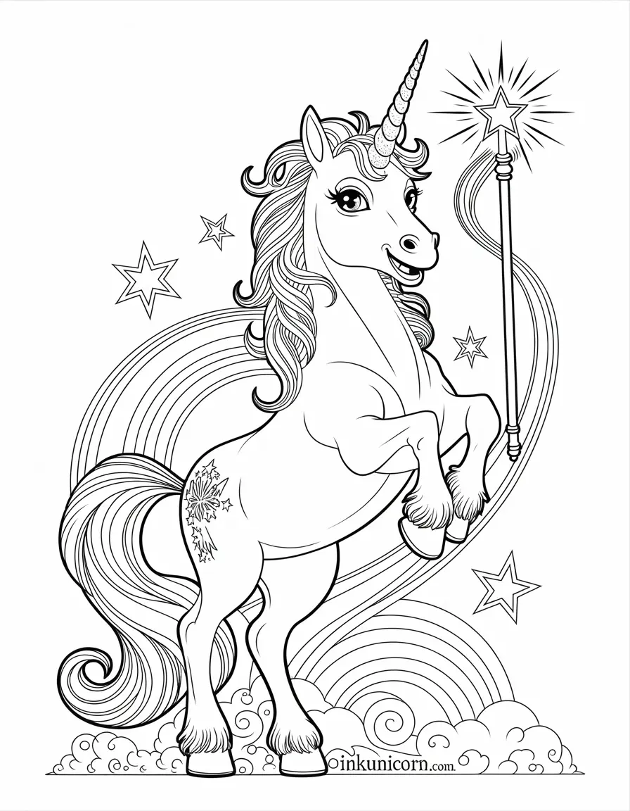 Rainbow High Unicorn With Magic Wand