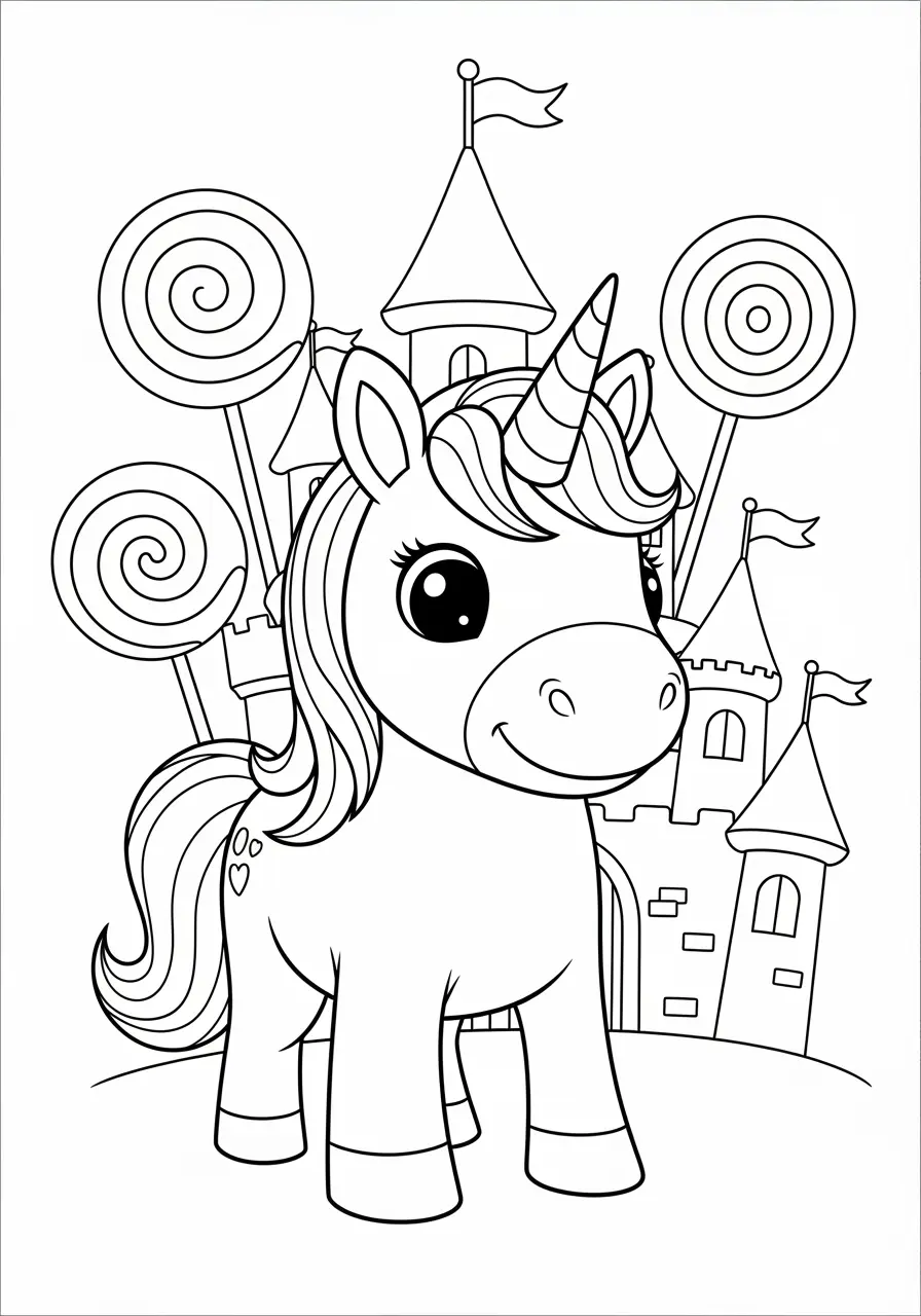 Adults Unicorn Coloring Pages (Free PDF Printables) - Ink Unicorn
