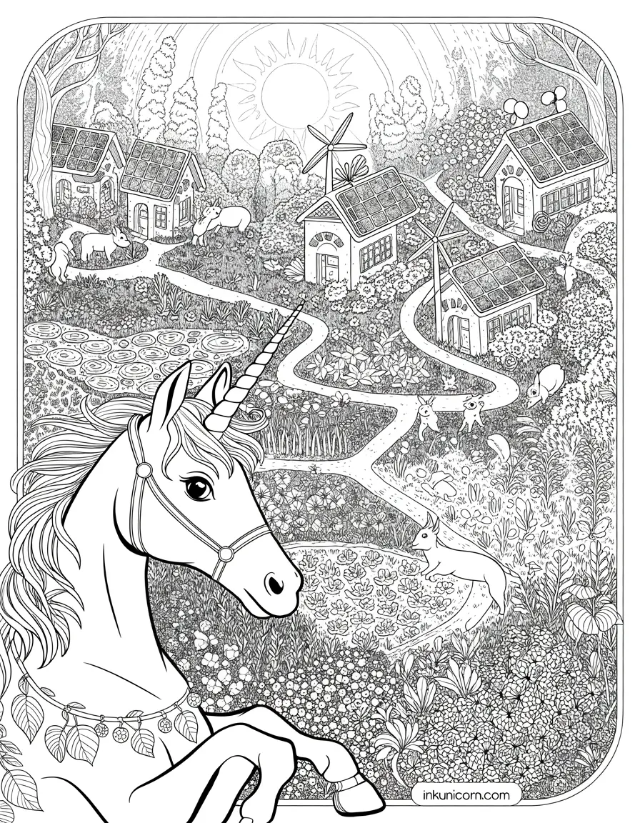 Unicorn Solar-Powered Eco Village
